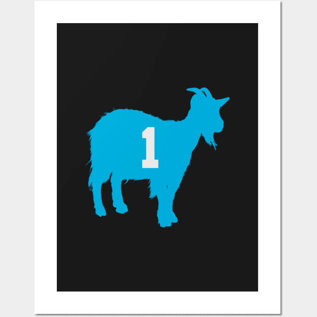 Cam Newton "GOAT" Wall Art by ThePunkPanther